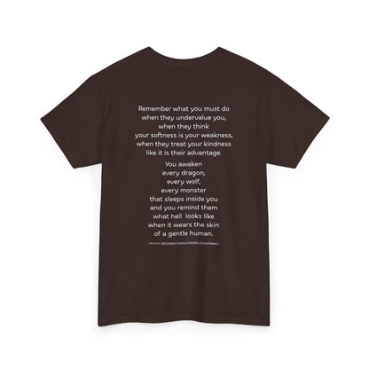 Art Tee - 'Remember' 2-Sided Print