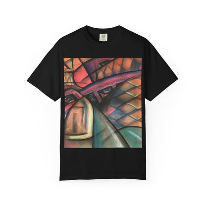 Colorful Geometric Art T-Shirt by Mark Baryla