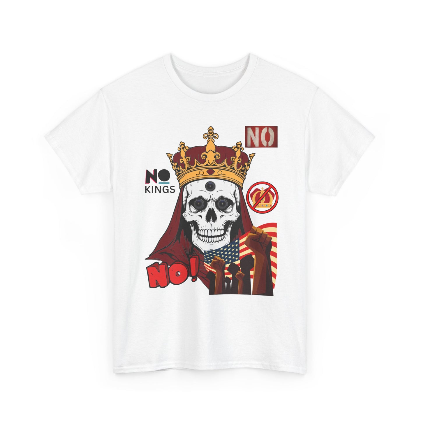 No Kings 2-Sided Graphic Tee - Innocent Until Proven Guilty