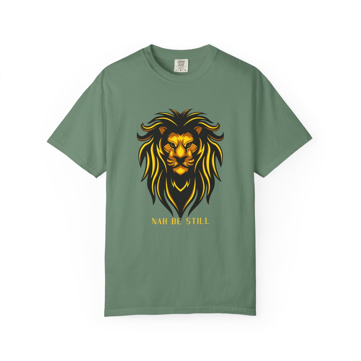 Lion Graphic T‑Shirt — "Nah Be Still" Reggae-Inspired Tee