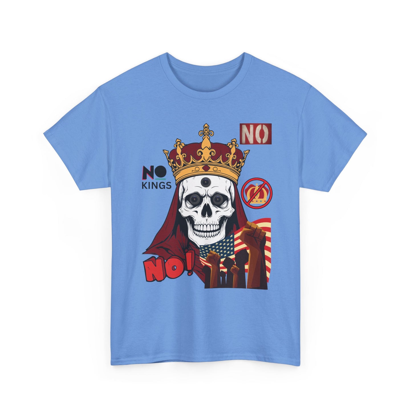 No Kings T-Shirt — Bold Protest Tee 10 Colors