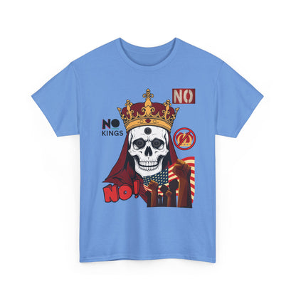 No Kings T-Shirt — Bold Protest Tee 10 Colors