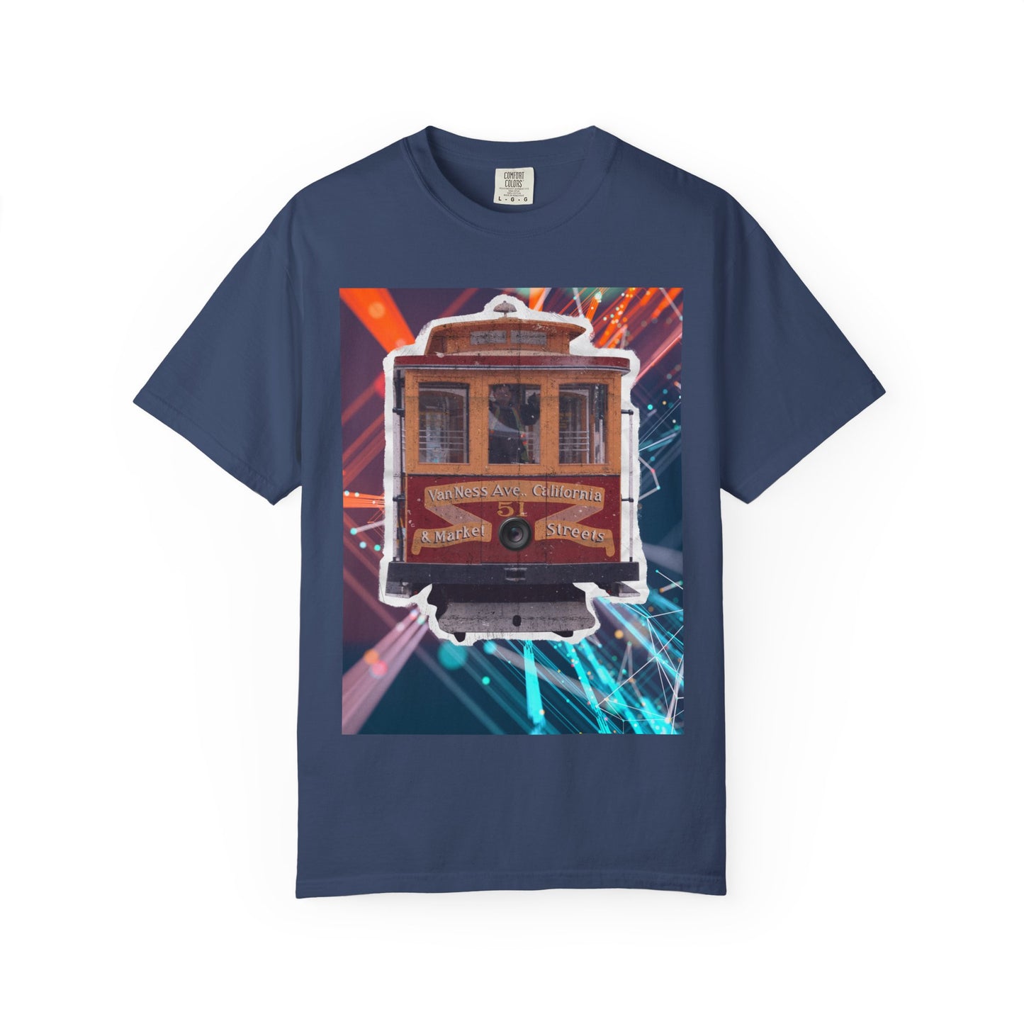 Streetcar Design Graphic T-Shirt