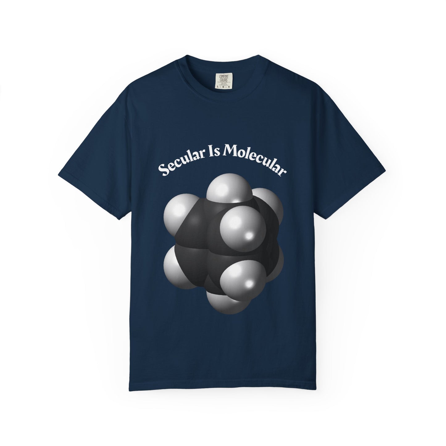 Secular Is Molecular T-Shirt — Science Molecule Graphic Tee