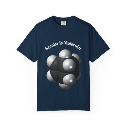 Secular Is Molecular T-Shirt — Science Molecule Graphic Tee