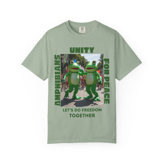 Unity Frog T-Shirt — "Let's Do Freedom Together"