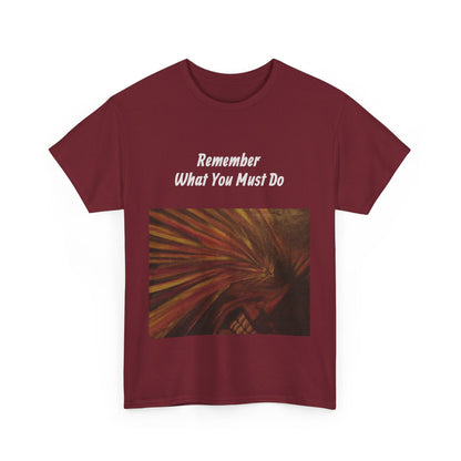 Art Tee - 'Remember' 2-Sided Print