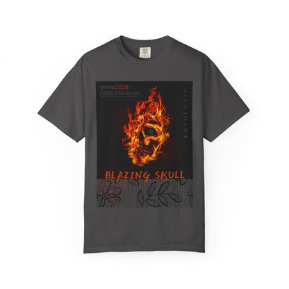 Blazing Skull Graphic T-Shirt