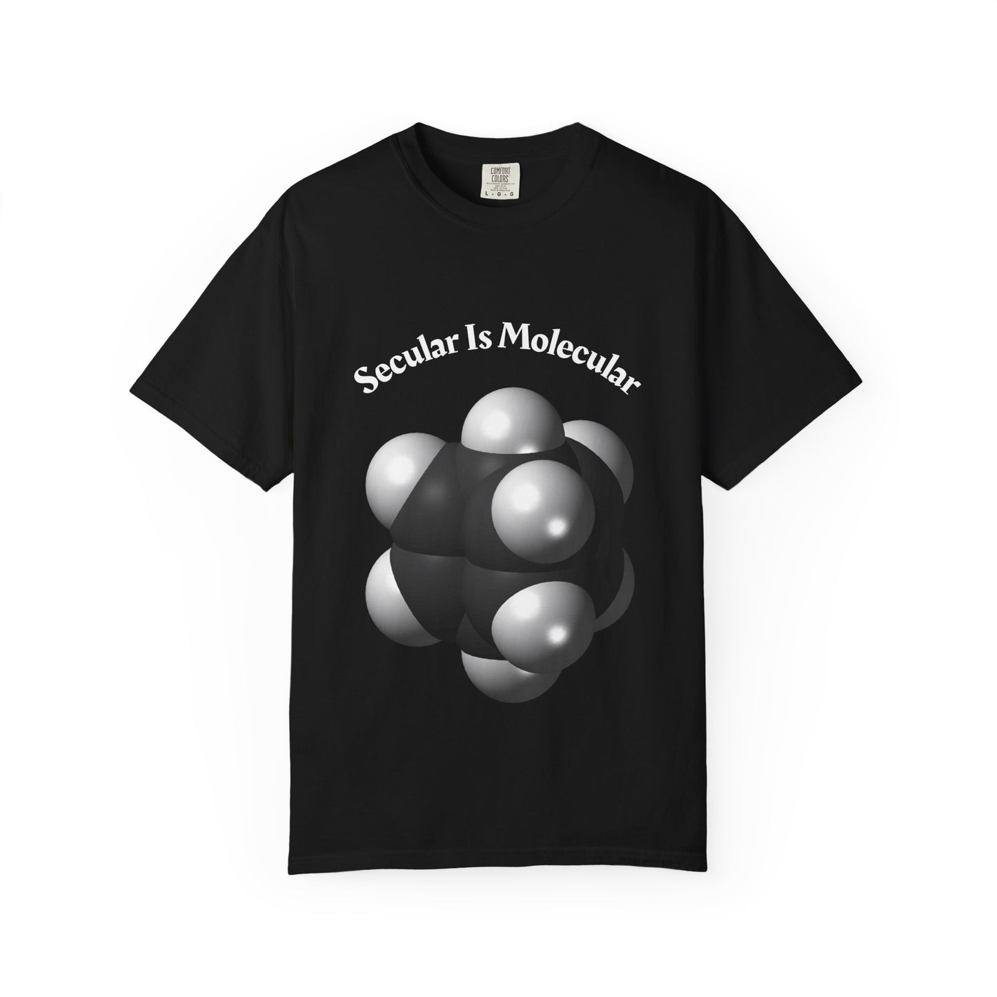 Secular Is Molecular T-Shirt — Science Molecule Graphic Tee