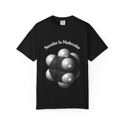 Secular Is Molecular T-Shirt — Science Molecule Graphic Tee