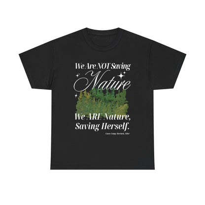 Nature-Inspired Cotton Tee with 8 Color Choices
