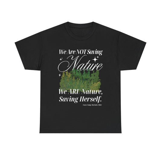 Nature-Inspired Cotton Tee with 8 Color Choices