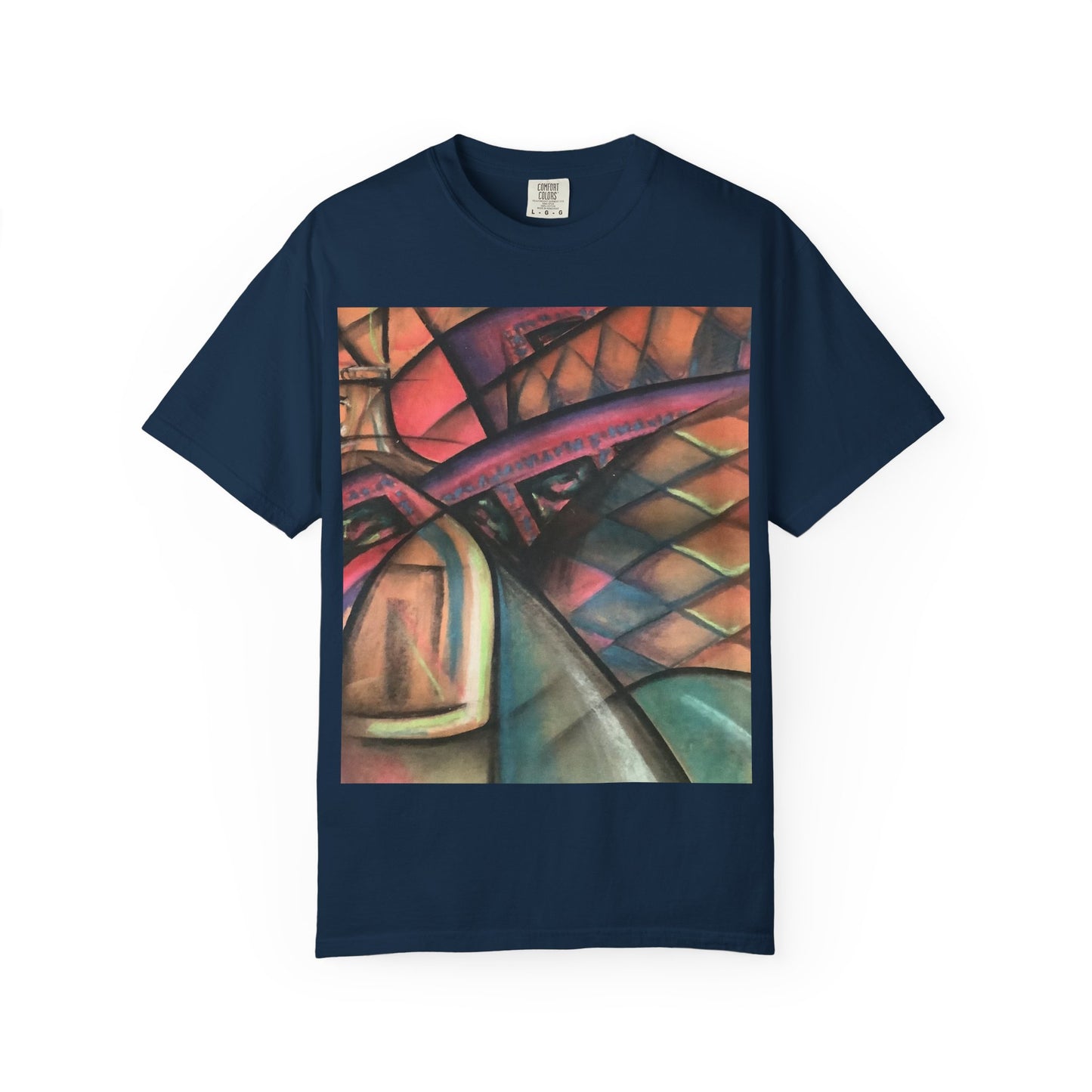 Colorful Geometric Art T-Shirt by Mark Baryla