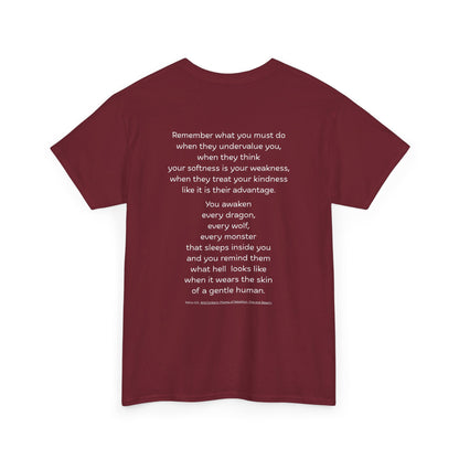 Art Tee - 'Remember' 2-Sided Print