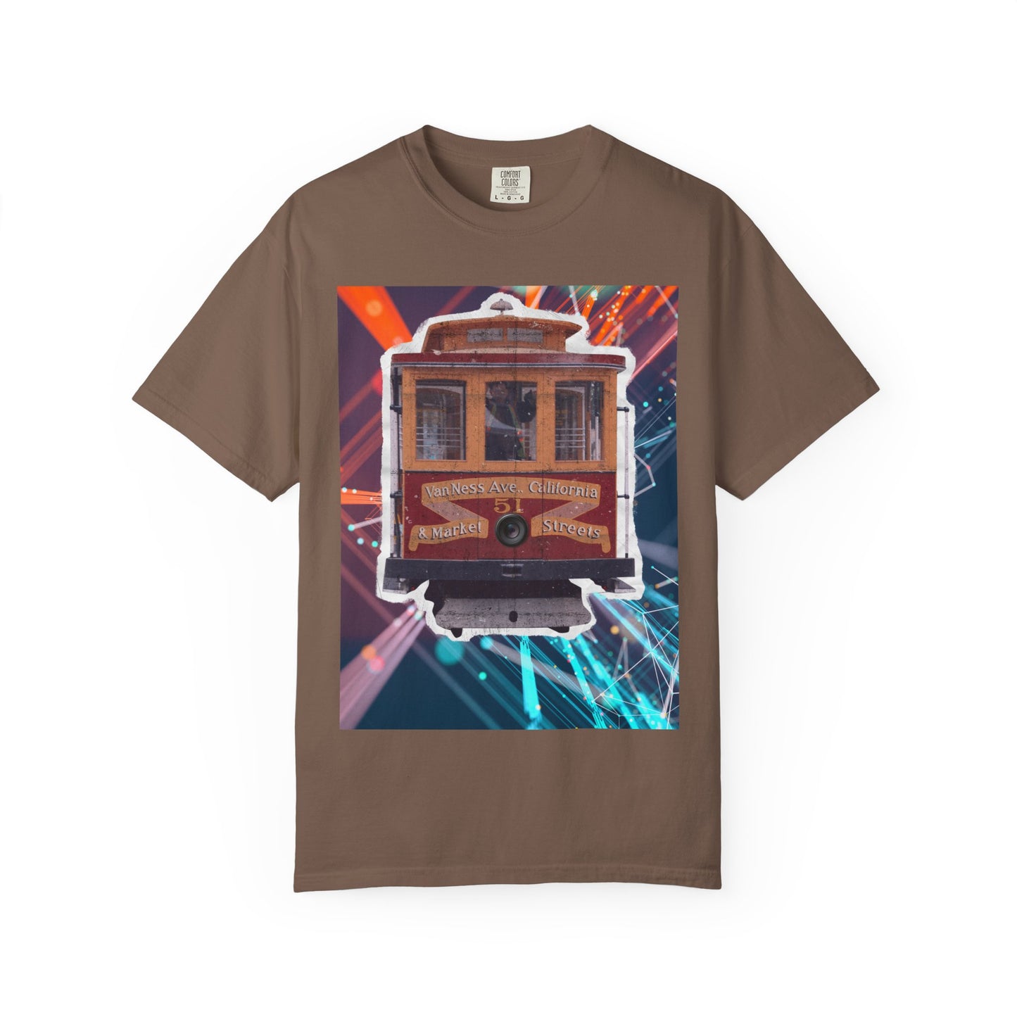 Streetcar Design Graphic T-Shirt