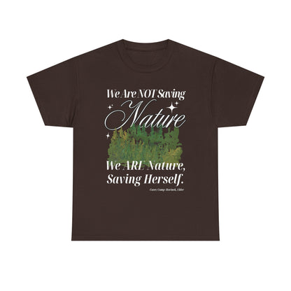 Nature-Inspired Cotton Tee with 8 Color Choices