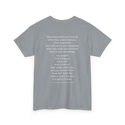 Art Tee - 'Remember' 2-Sided Print