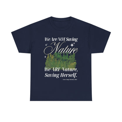 Nature-Inspired Cotton Tee with 8 Color Choices