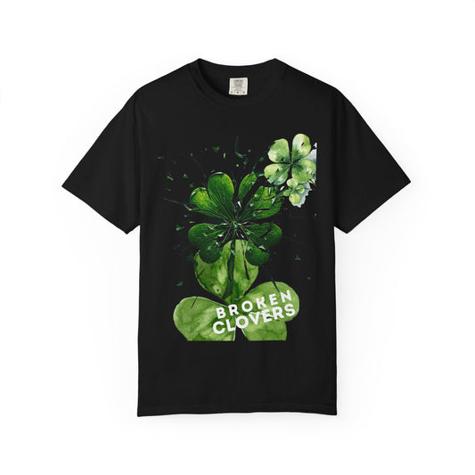 Broken Clovers Band Black T-Shirt