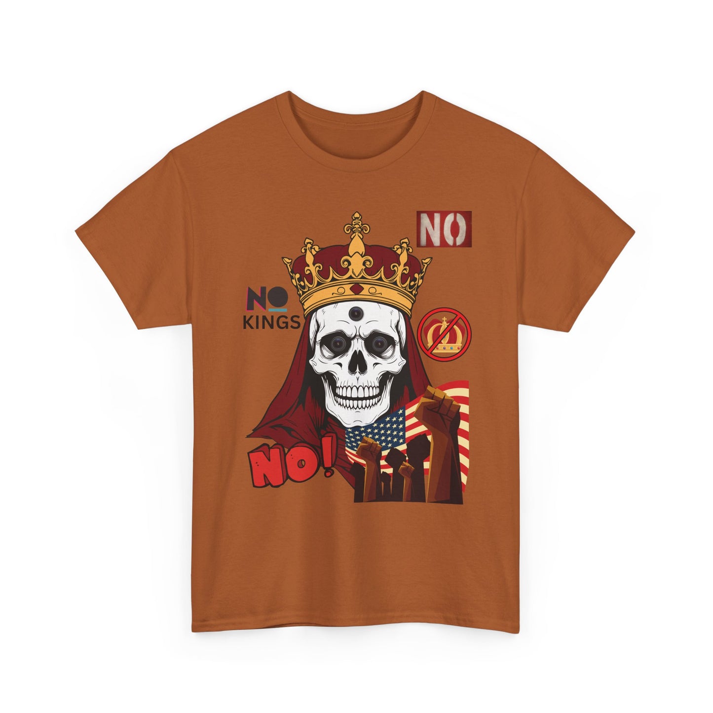 No Kings T-Shirt — Bold Protest Tee