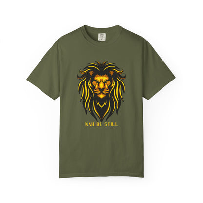 Lion Graphic T‑Shirt — "Nah Be Still" Reggae-Inspired Tee