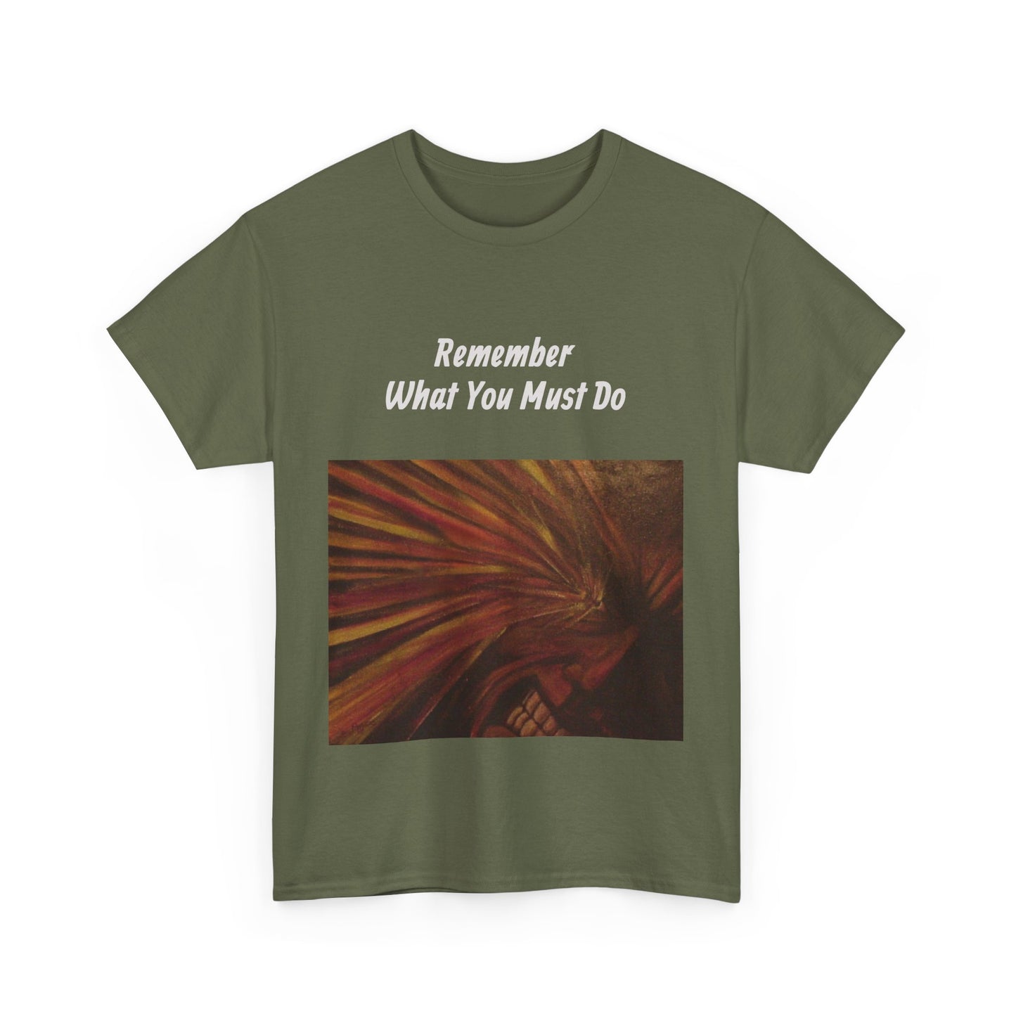 Art Tee - 'Remember' 2-Sided Print