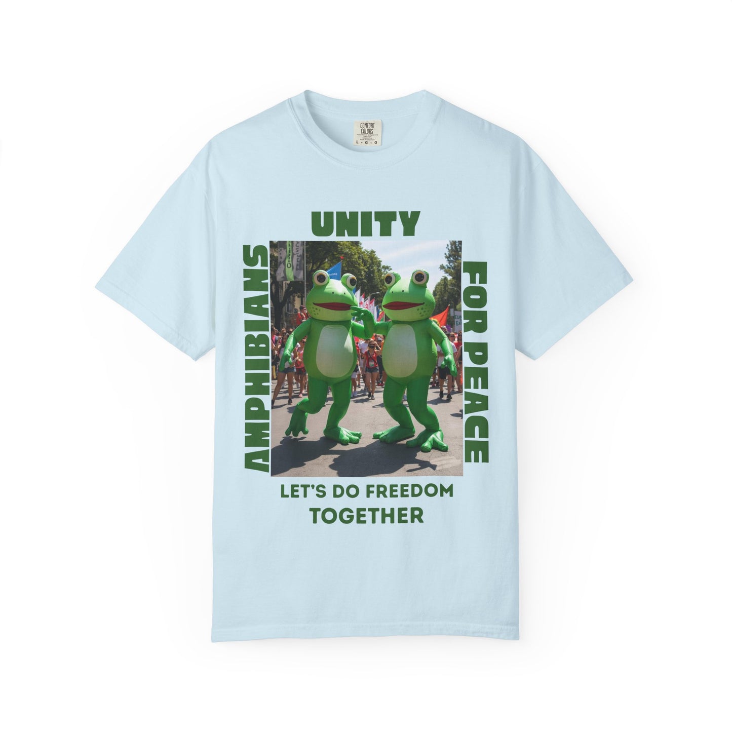 Unity Frog T-Shirt — "Let's Do Freedom Together"