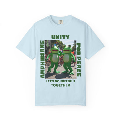 Unity Frog T-Shirt — "Let's Do Freedom Together"