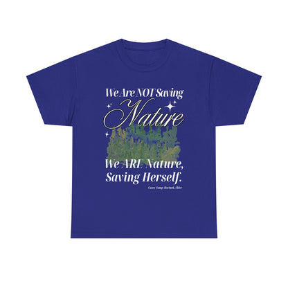 Nature-Inspired Cotton Tee with 8 Color Choices