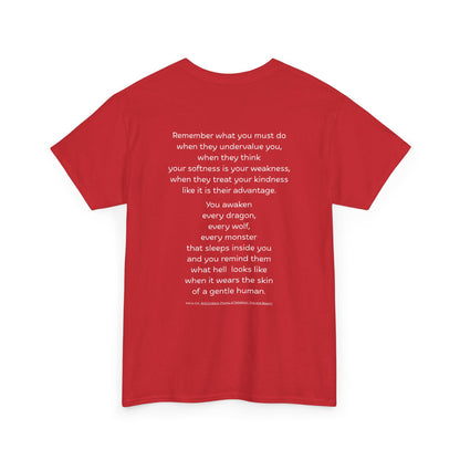Art Tee - 'Remember' 2-Sided Print