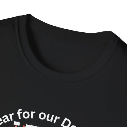 T-Shirt "With fear for our Democracy, I Dissent." Softstyle, 3 Color Choices!