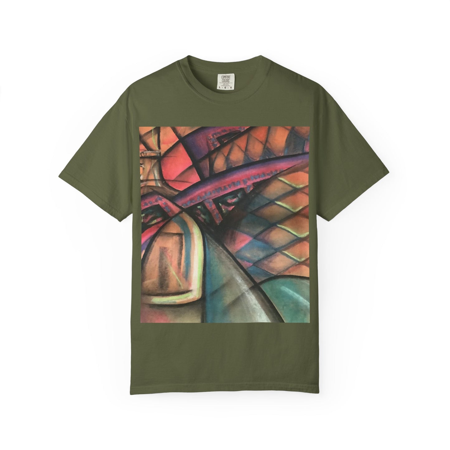 Colorful Geometric Art T-Shirt by Mark Baryla