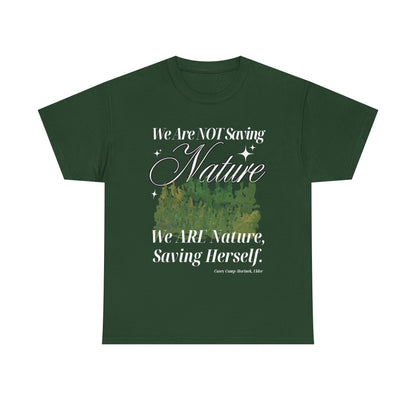 Nature-Inspired Cotton Tee with 8 Color Choices
