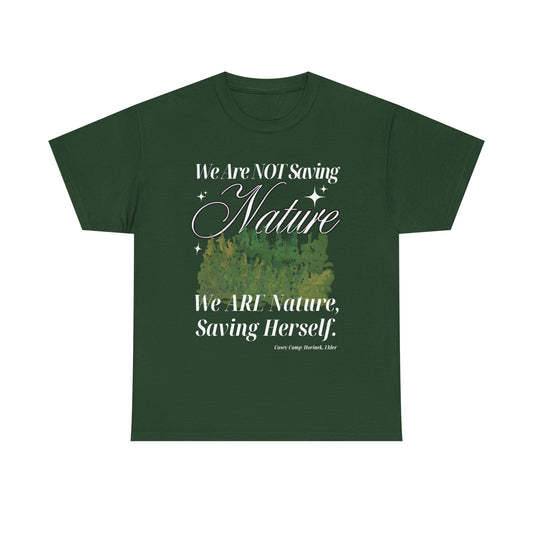 Nature-Inspired Cotton Tee with 8 Color Choices