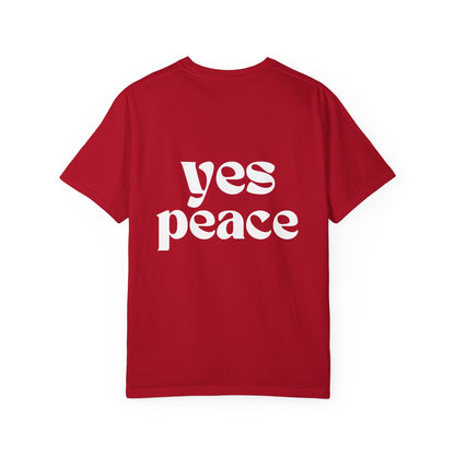 No War / Yes Peace Front/Back Graphic T-Shirt