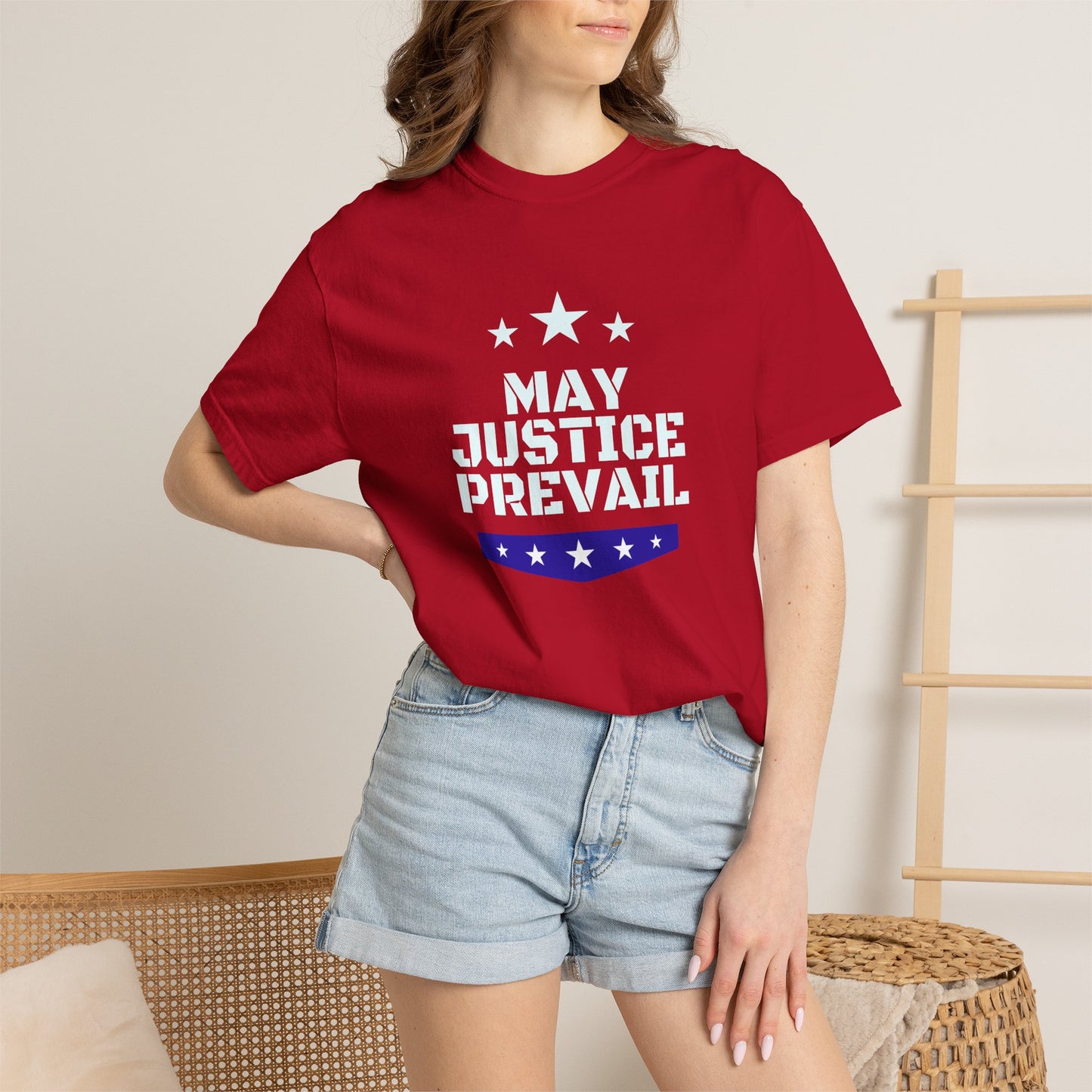 May Justice Prevail — Political Statement T-Shirt