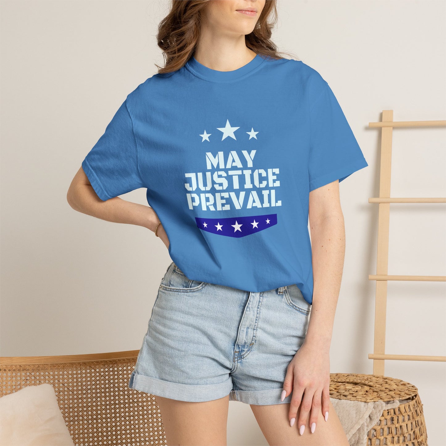 May Justice Prevail — Political Statement T-Shirt