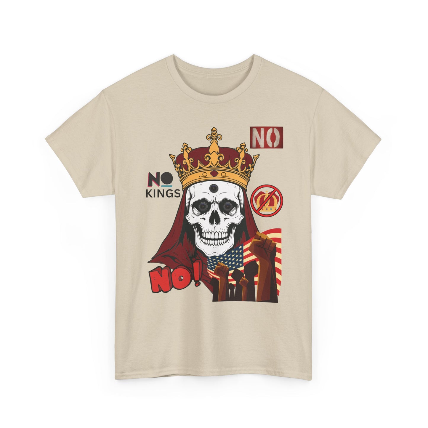 No Kings T-Shirt — Bold Protest Tee