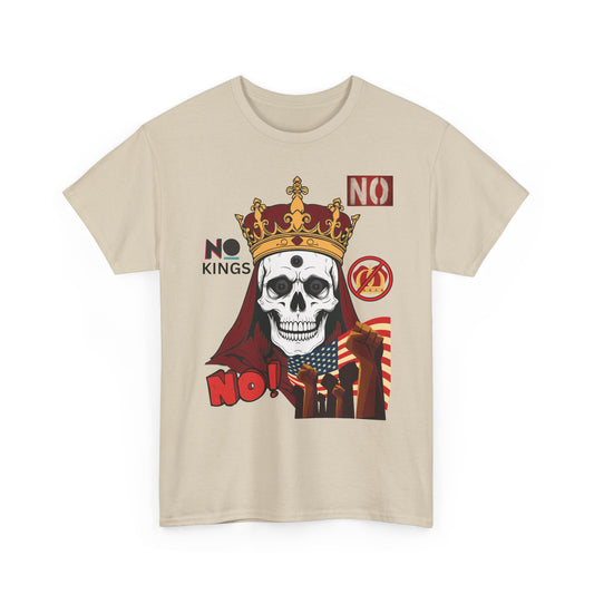 No Kings T-Shirt — Bold Protest Tee