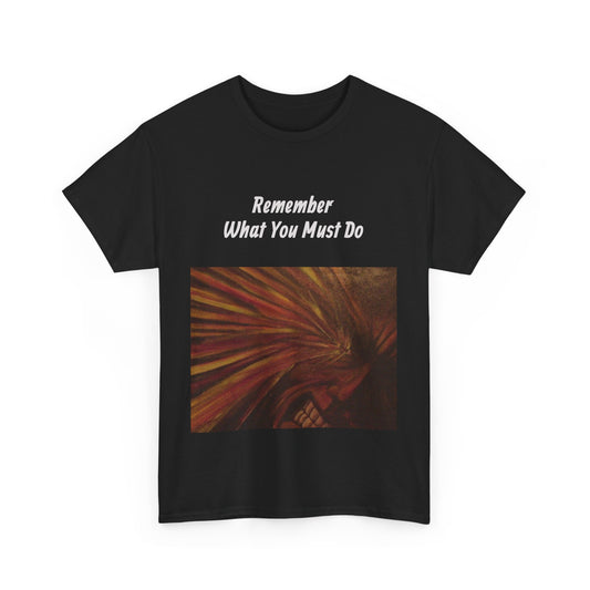 Art Tee - 'Remember' 2-Sided Print