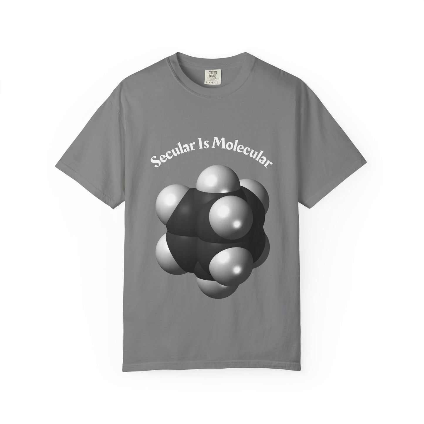 Secular Is Molecular T-Shirt — Science Molecule Graphic Tee