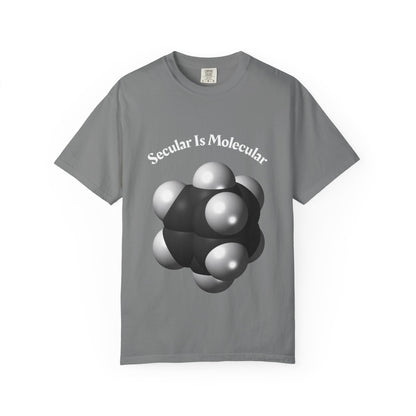 Secular Is Molecular T-Shirt — Science Molecule Graphic Tee