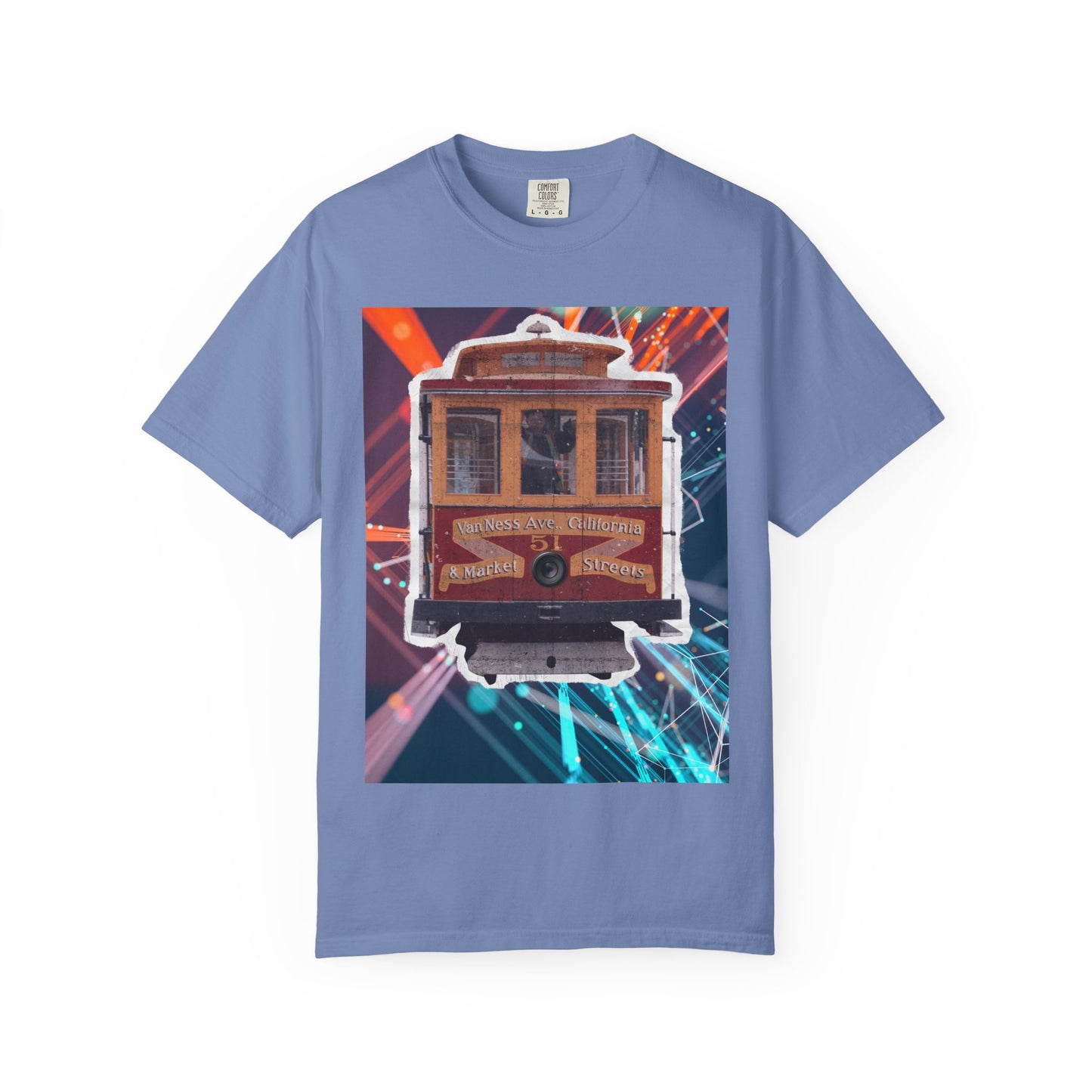 Streetcar Design Graphic T-Shirt
