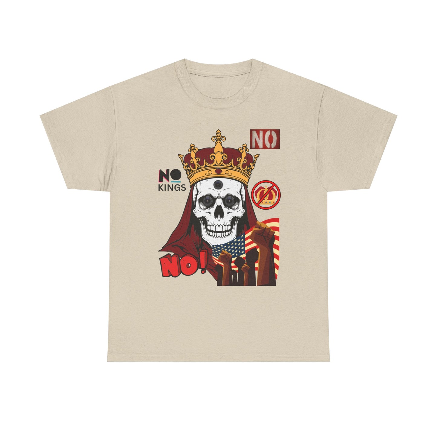 No Kings 2-Sided Graphic Tee - Innocent Until Proven Guilty