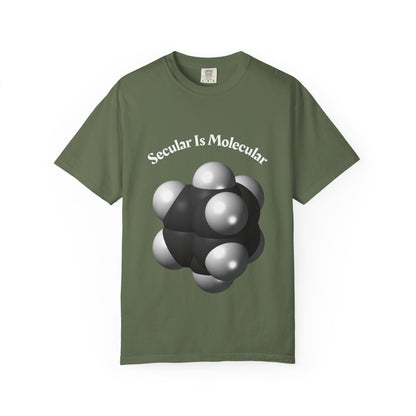 Secular Is Molecular T-Shirt — Science Molecule Graphic Tee