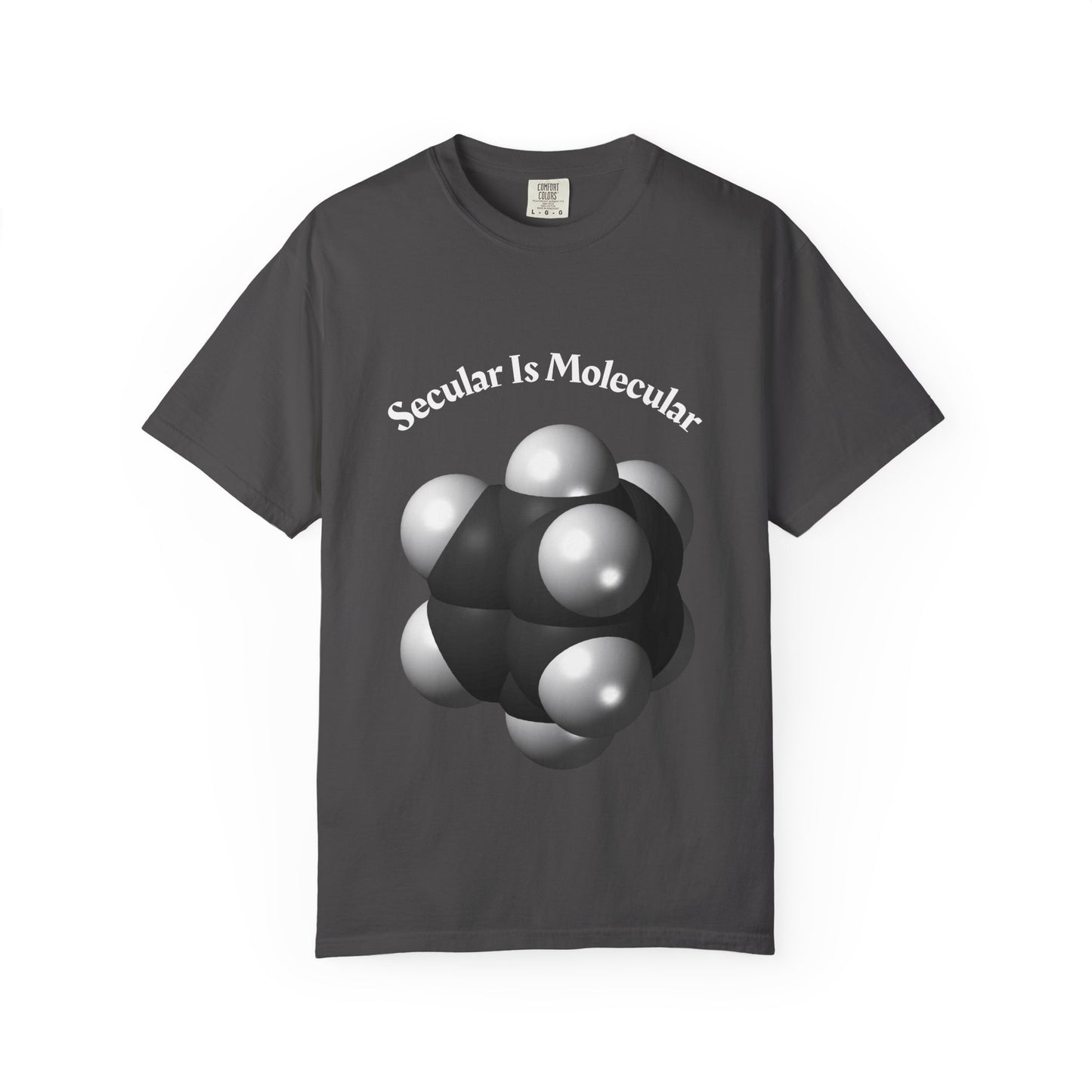 Secular Is Molecular T-Shirt — Science Molecule Graphic Tee