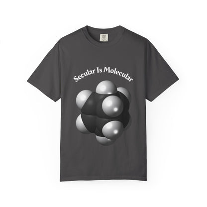 Secular Is Molecular T-Shirt — Science Molecule Graphic Tee